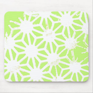 Mousepad Padrão geométrico do Verde limão
