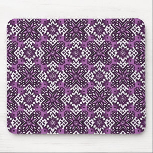 Mousepad Padrão Geométrico Floral Decorativo
