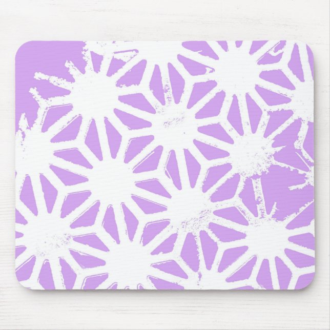 Mousepad Padrão geométrico lilac (Frente)