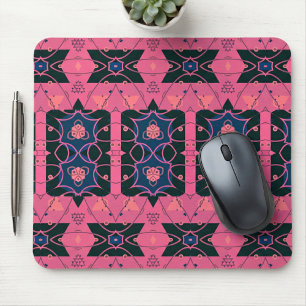 Mousepad Padrão Geométrico Ornamental, de Trendy Rosa