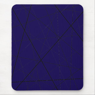 Mousepad Padrão geométrico preto e branco