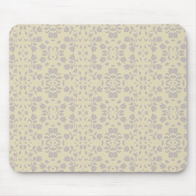 Mousepad Padrão Incorporado Floral (Frente)