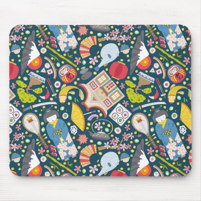Mousepad Padrão Japonês Ininterrupto (Frente)