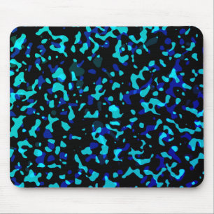 Mousepad Padrão Legal de Camuflagem de Seagreen Azul de Te