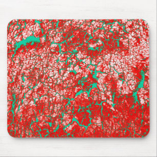 Mousepad Padrão Legal exclusivo de Abstrato Verde Cor-de-R