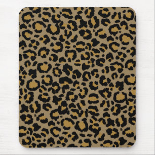 Mousepad Padrão Leopardo em Natural 2