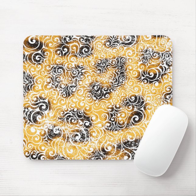 Mousepad Padrão Leopardo Suave (Com mouse)