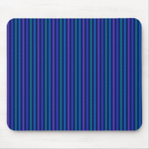 Mousepad Padrão Listrado Vertical Azul Verde Roxo