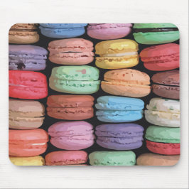 Mousepad Padrão Macaron Francês Colorido