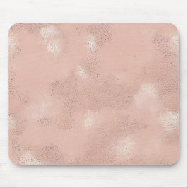 Mousepad Padrão Manchado de Rosa Mínimo