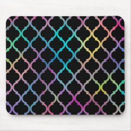 Mousepad Padrão marroquino colorido e elegante |