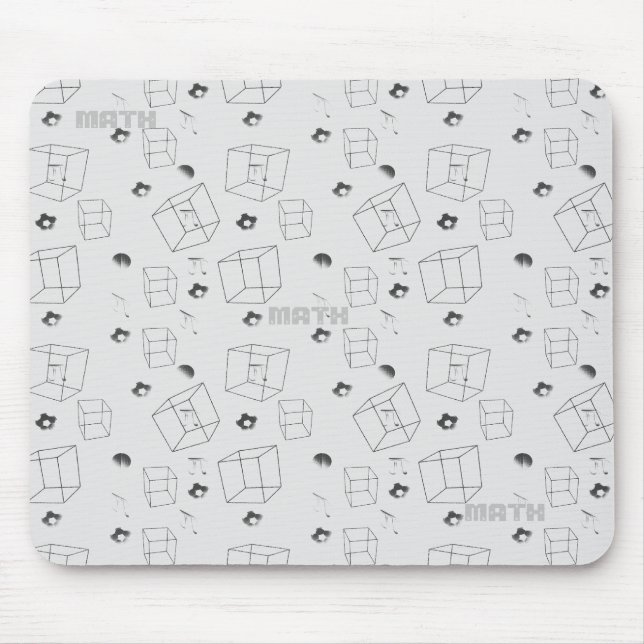 Mousepad Padrão matemático moderno (Frente)