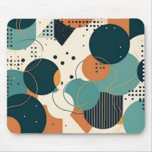 Mousepad Padrão mínimo sem costura Abstrato - Geométrico (3