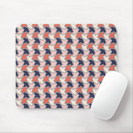 Mousepad Padrão Mo - Setas Geométricas do Azul Vermelho Bra