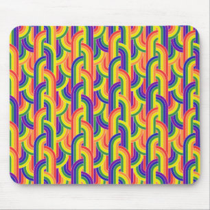 Mousepad Padrão moderno do arco-íris