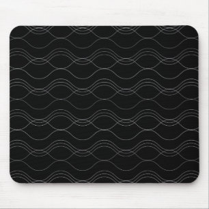 Mousepad Padrão ondulado simples, elegante, legal, moderno