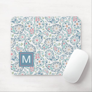 Mousepad Padrão Paisley Springtime