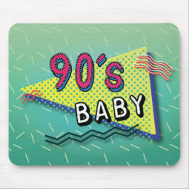 Mousepad Padrão para bebês dos anos 90
