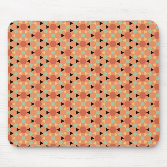 Mousepad padrão persa hexágono (Frente)