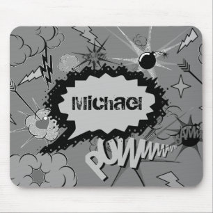 Mousepad Padrão Personalizado de História em Quadrinhos Ret