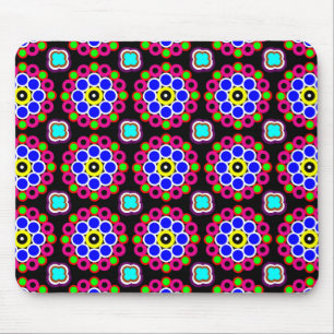 Mousepad Padrão Psicodélico Moderno de Rug Persa