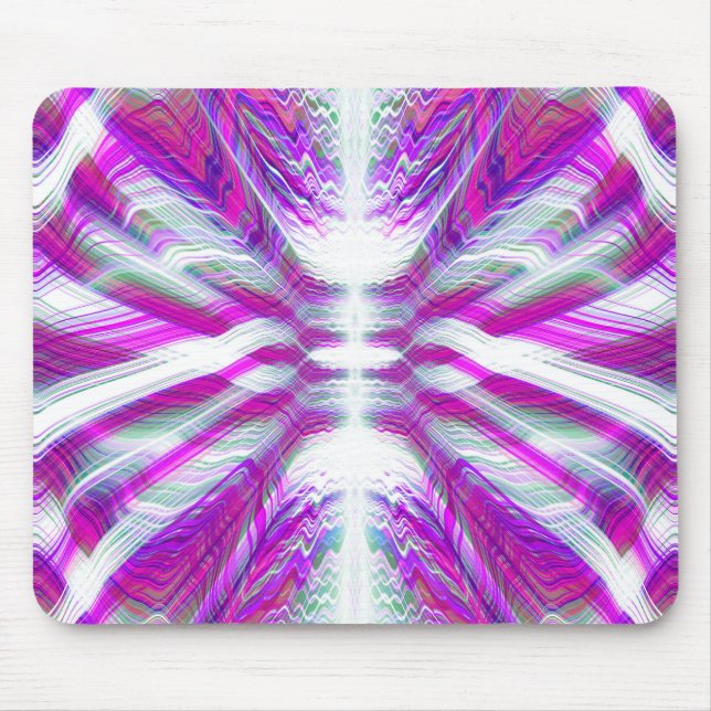 Mousepad Padrão psíquico roxo (Frente)