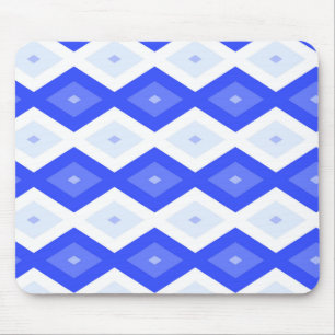 Mousepad Padrão real de diamante azul