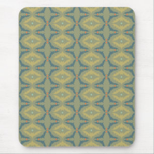 Mousepad Padrão Retro Vintage Esverdeado