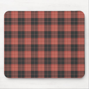 Mousepad Padrão simples de xadrez em vermelho
