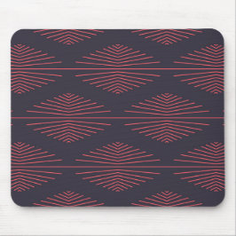 Mousepad Padrão simples, vermelho, tradicional com linhas