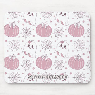 Mousepad Padrão Soft Goth Pastel de Halloween