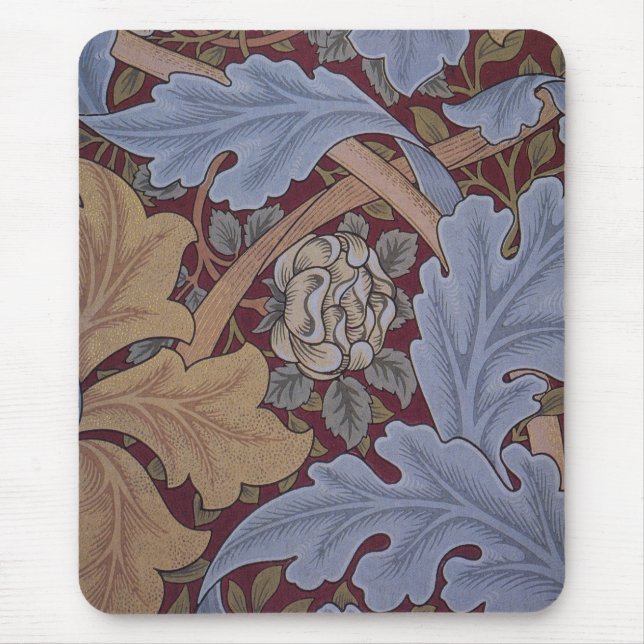 Mousepad Padrão St. James Acanthus por William Morris (Frente)