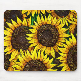 Mousepad Padrão Sunny Large Sunflower