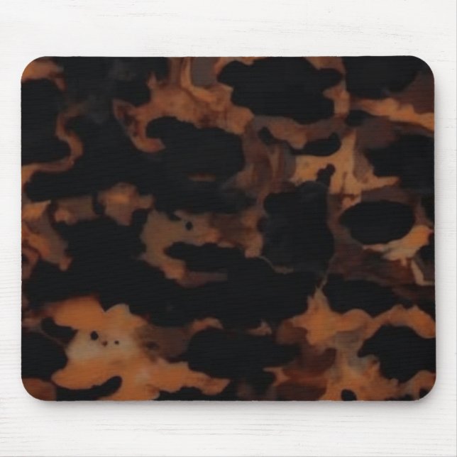 Mousepad Padrão TortoisésInferno Invisível, Chic TortoiseSh (Frente)