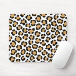 Mousepad Padrão Trendy Leopard Simulado de Efeito na Pele