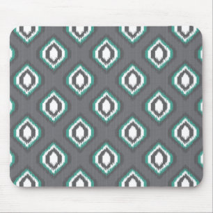Mousepad Padrão tribal de retro-ikat geométrico