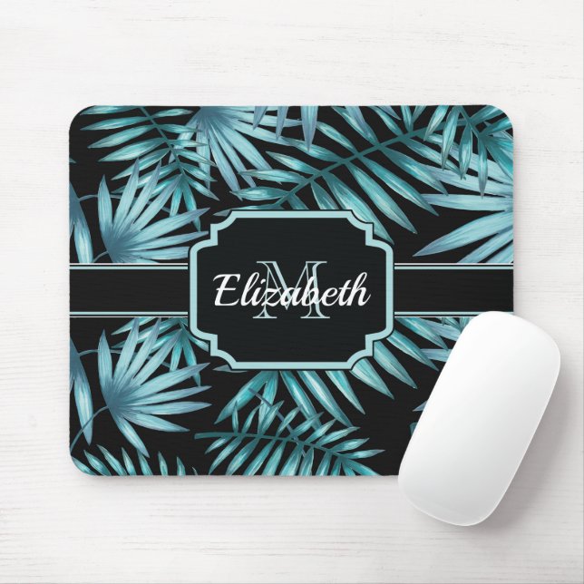 Mousepad Padrão tropical (Com mouse)