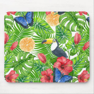 Mousepad Padrão tropical