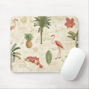 Mousepad Padrão tropical floridiano