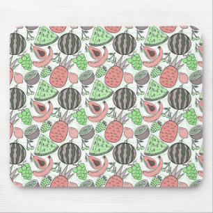 Mousepad padrão uniforme de fruta padrão da superfície