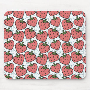 Mousepad padrão uniforme de fruta Padrão da superfície
