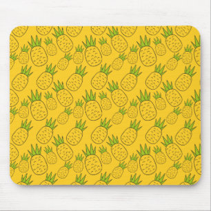 Mousepad padrão uniforme de fruta   padrão da superfície da