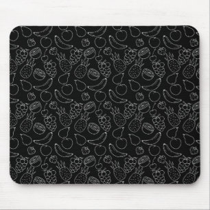 Mousepad padrão uniforme de fruta Padrão de superfície