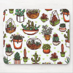 Mousepad Padrão vegetal