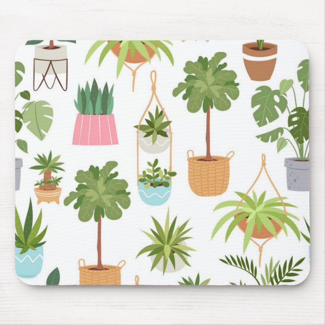 Mousepad Padrão vegetal (Frente)