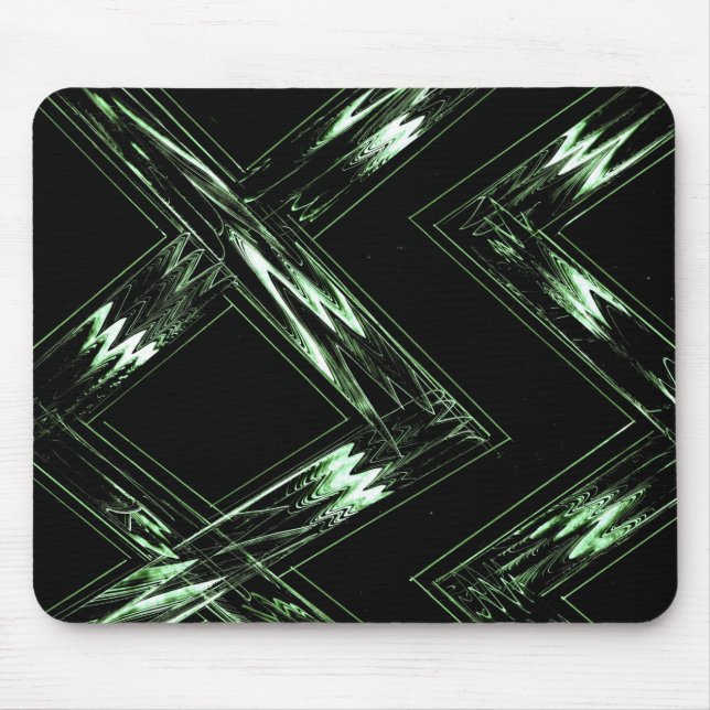 Mousepad Padrão Verde a Preto (Frente)