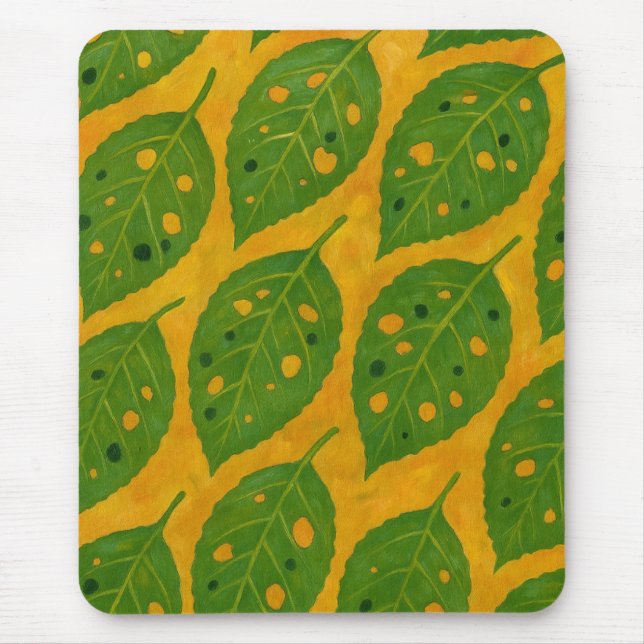 Mousepad Padrão Verde e Amarelo (Frente)