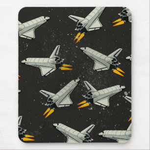 Mousepad padrão vintage do Ônibus Espacial