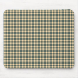 Mousepad Padrão Xadrez Amarelo Verde