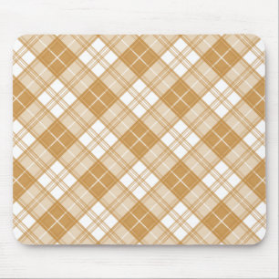 Mousepad Padrão Xadrez Marrom e Branco yxm0uat9